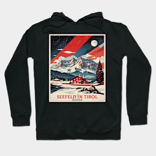 Seefeld in Tirol Austria Vintage Travel Retro Tourism Hoodie